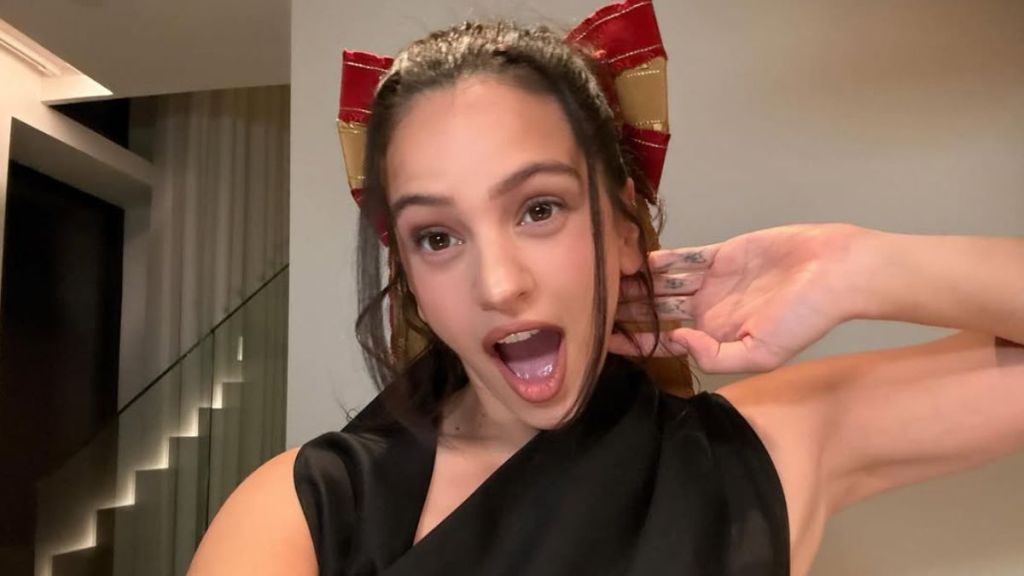 Rosalia Goes Bold in a Flirty Thong Belt