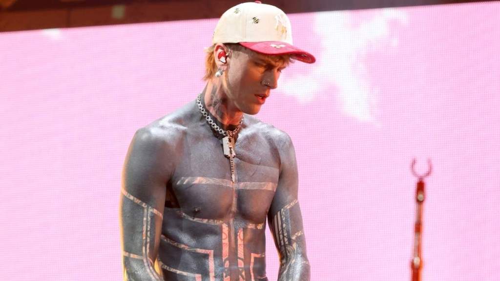 Machine Gun Kelly Going Shirtless On Beach Will Take Your Breath Away