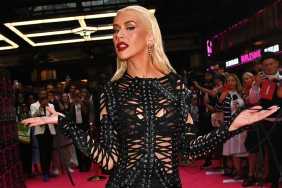 Christina Aguilera's Fully Sheer Catsuit Photos Also Flaunt Lingerie