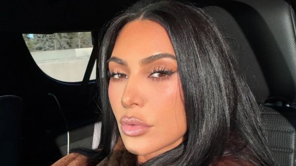 Kim Kardashian's Sheer Bra Hits Peak Cheekiness in Slinky Dress Photos