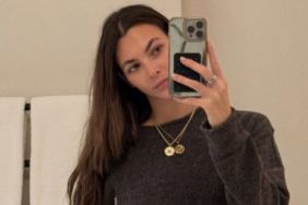 Vittoria Ceretti's Fully Sheer Lace Top Looks Max Cheeky in Photo