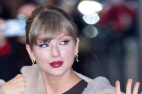 Taylor Swift Wearing Bold Mini-Dress Has Fans Saying 'She's Serving C***mas'
