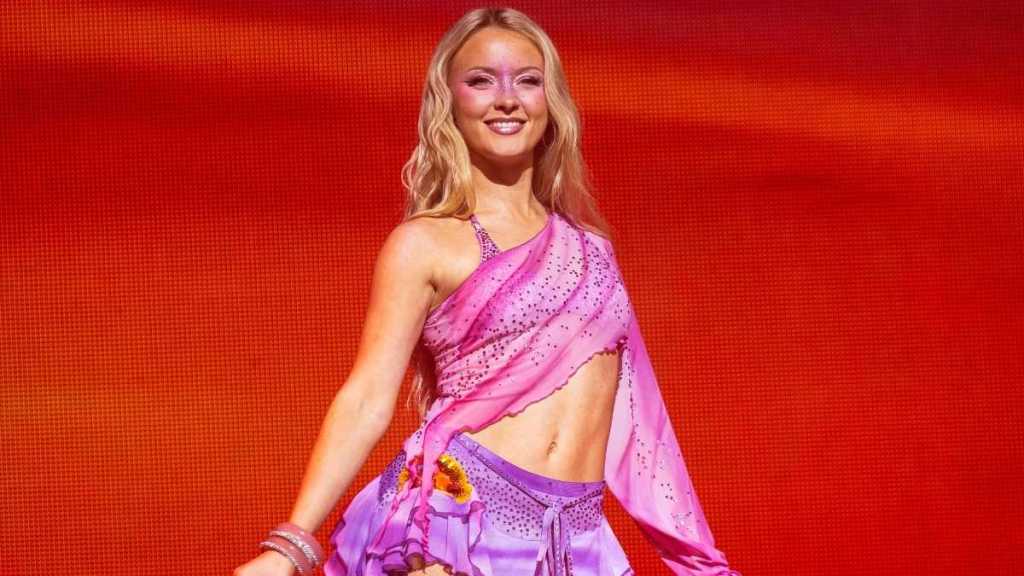 Zara Larsson's Super Short Crop Top Is Worth Your Time