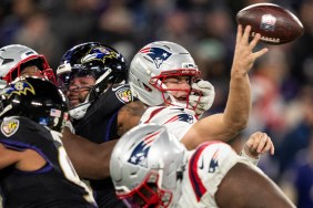 Stray Firework Infiltrates NFL Field During Ravens vs. Patriots