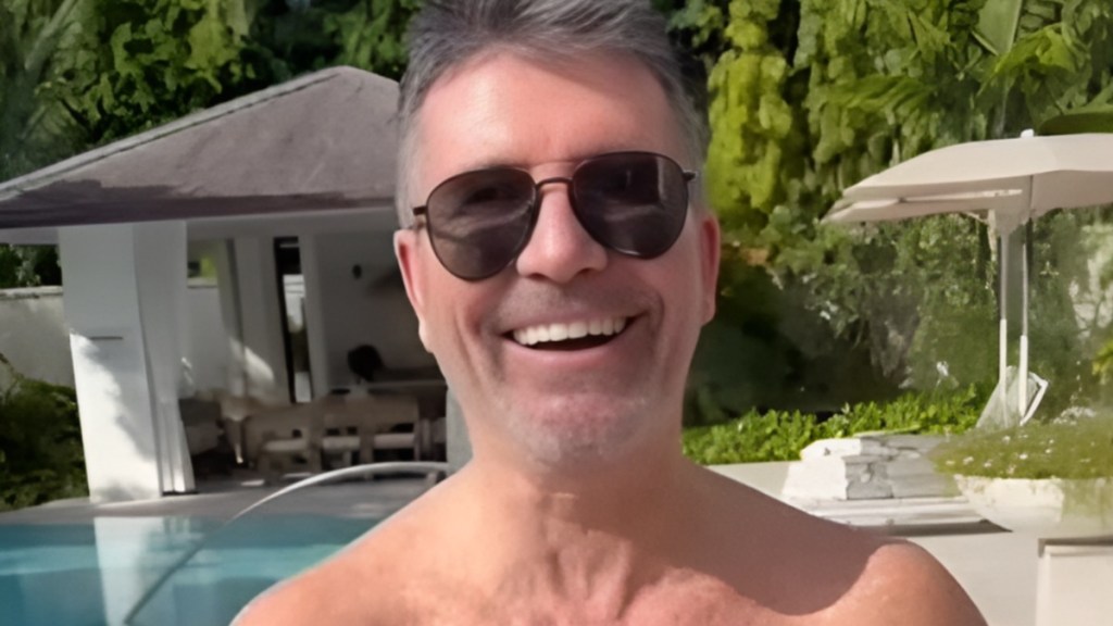 simon cowell shirtless instagram