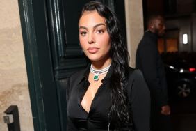 Cristiano Ronaldo's Fiancee Wore Bold Black Dress For Melania Premiere