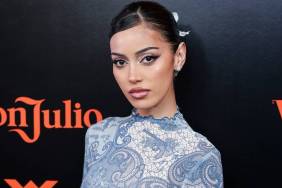 Cindy Kimberly Poses in Sheer Corset Dress for Instagram Photo
