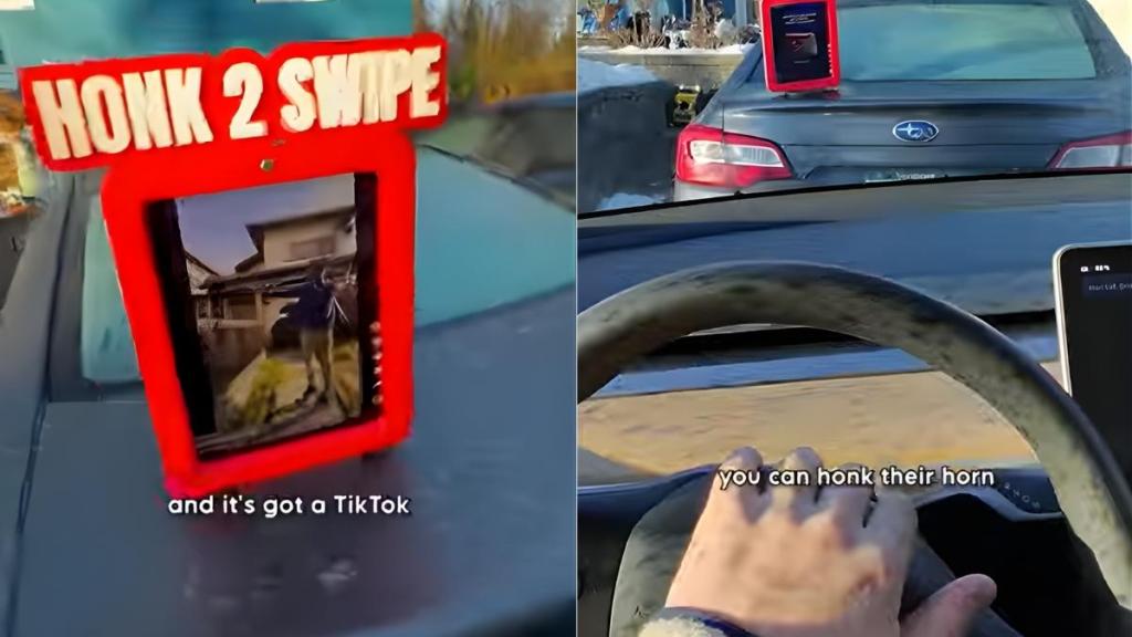 Gadget Lets Drivers Scroll TikTok With a ‘Honk'