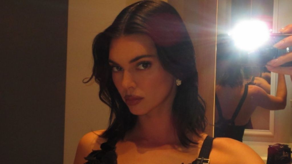 Kendall Jenner Serves Face Card in New Mirror Selfies