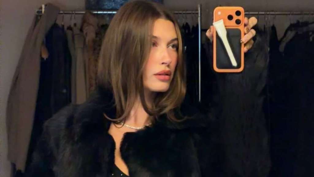 Hailey Bieber's Lace Thong Photos Have a Playfully Cheeky Side