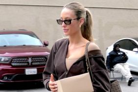 Alix Earle's Backless High Slit Dress Has Some Unusual Sleeves