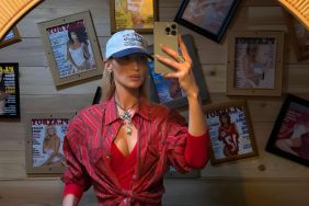 Bella Hadid Turns Heads in Red Bold Top Selfie