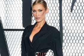 Bella Hadid Elevates Tiny Leather Miniskirt With Matching Top