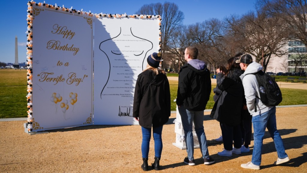 Donald Trump Jeffrey Epstein Washington DC