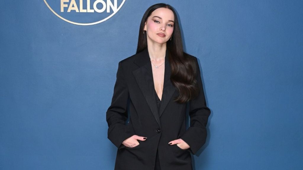 Dove Cameron's Suit Couldn't Be Any Bolder for Jimmy Fallon Show