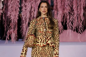 Dua Lipa Steals the Spotlight in Midi Skirt For PFW