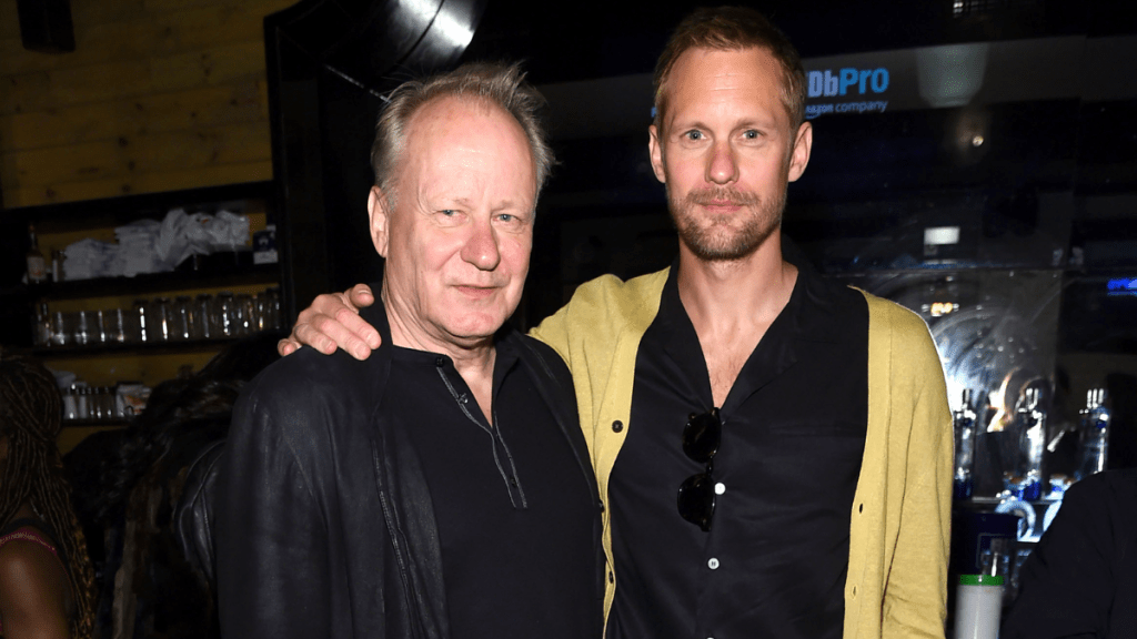 Watch Alexander Skarsgård Give His Father a Shocking Jump Scare