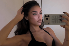 Madison Beer Playfully Performs in Micro Minidress