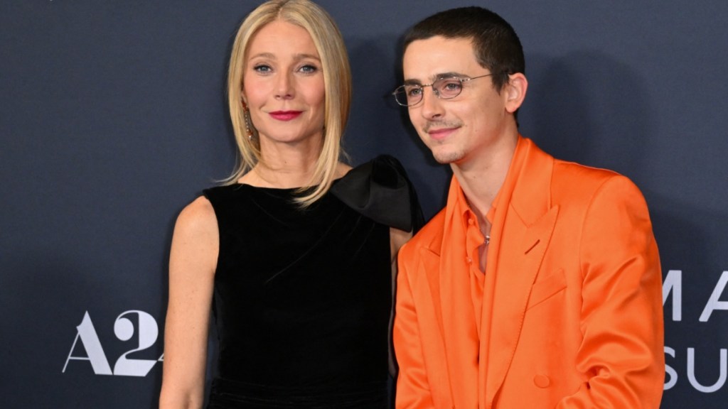 Gwyneth Paltrow Says Sex Scenes With Timothee Chalamet 'Wasn't That Weird'