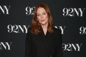 Julianne Moore’s Pool Photo Shows Her in a Bikini Floating in the Water