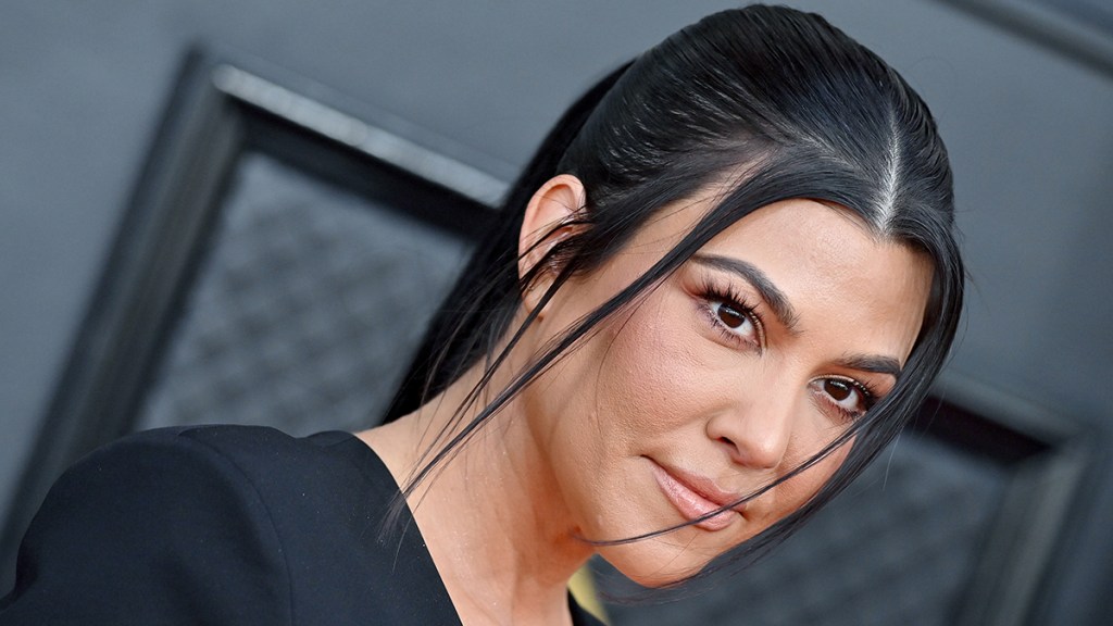 Kourtney Kardashian's Selfie in Low-Cut Top Will Take Your Breath Away