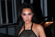 Kim Kardashian Turns Up the Heat in Sheer Top