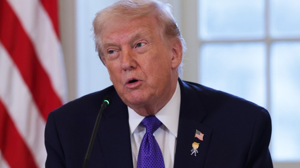 Donald Trump Appears to Say 'F*** You' While Flipping Off Heckler