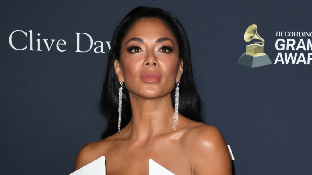 Nicole Scherzinger Poses in White Bikini For Instagram Photo
