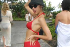 Olivia Rodrigo Welcomes 2026 in Stringy Bikini Top & Micro Skirt