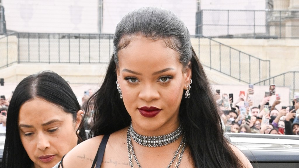 Rihanna Is Your Valentine's Day Gift in Red Lacy Savage x Fenty Lingerie