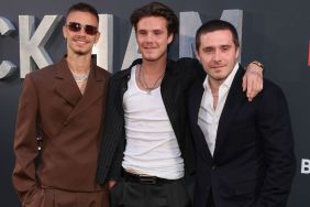 Romeo Beckham, Cruz Beckham and Brooklyn Beckham