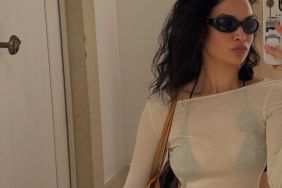 Model Shanina Shaik’s Thong Is Held by Just Chains