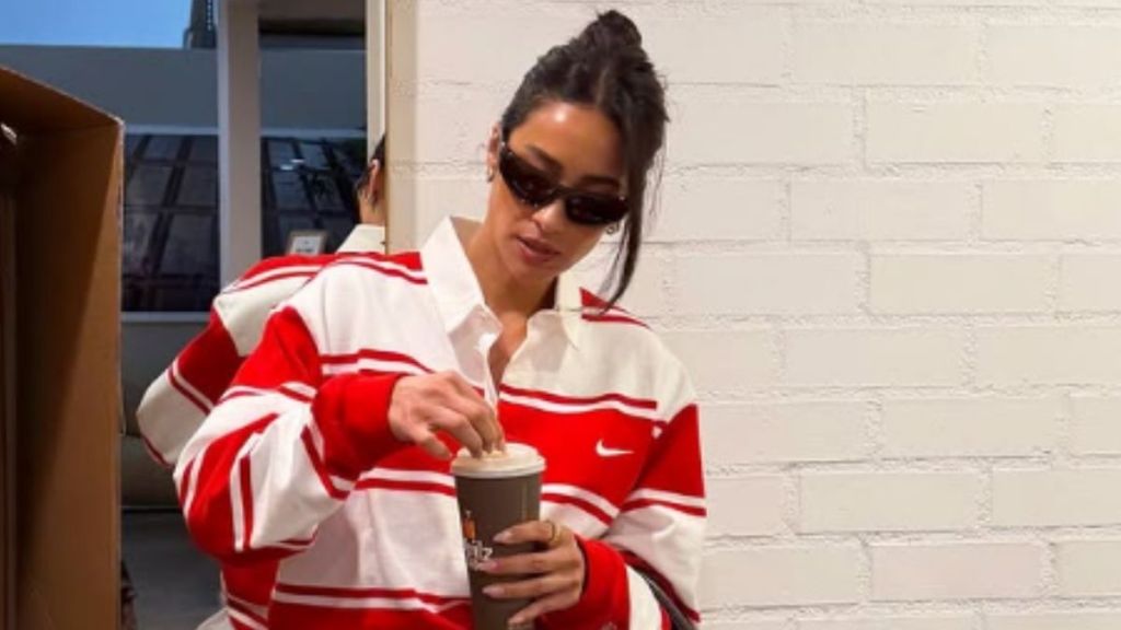 Shay Mitchell’s Mini Skirt Look Turns Heads