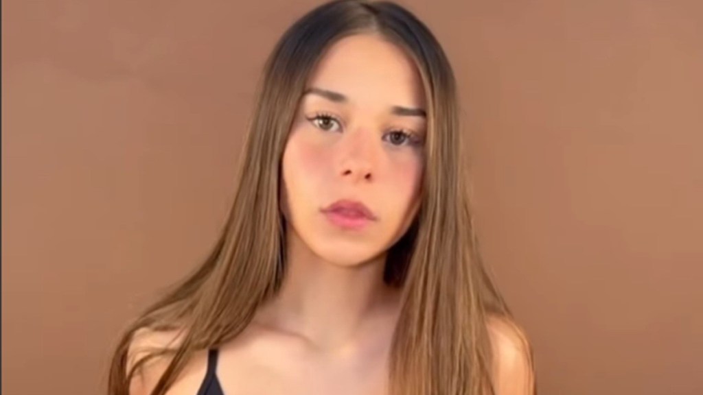 OnlyFans' Sophie Rain Poses in Black Thong