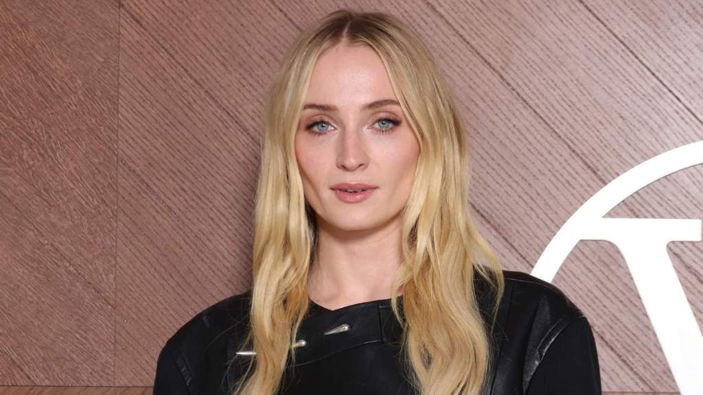 Sophie Turner Posing in Jacket With No Top Will Distract You