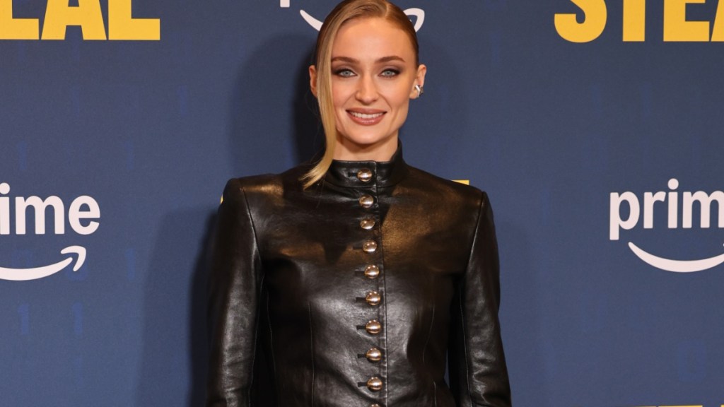 Sophie Turner's Mini-Skirt Is So Short, It Hides Under Her Jacket