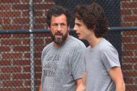 Timothée Chalamet & Adam Sandler Take on Teens in Viral Basketball Clip