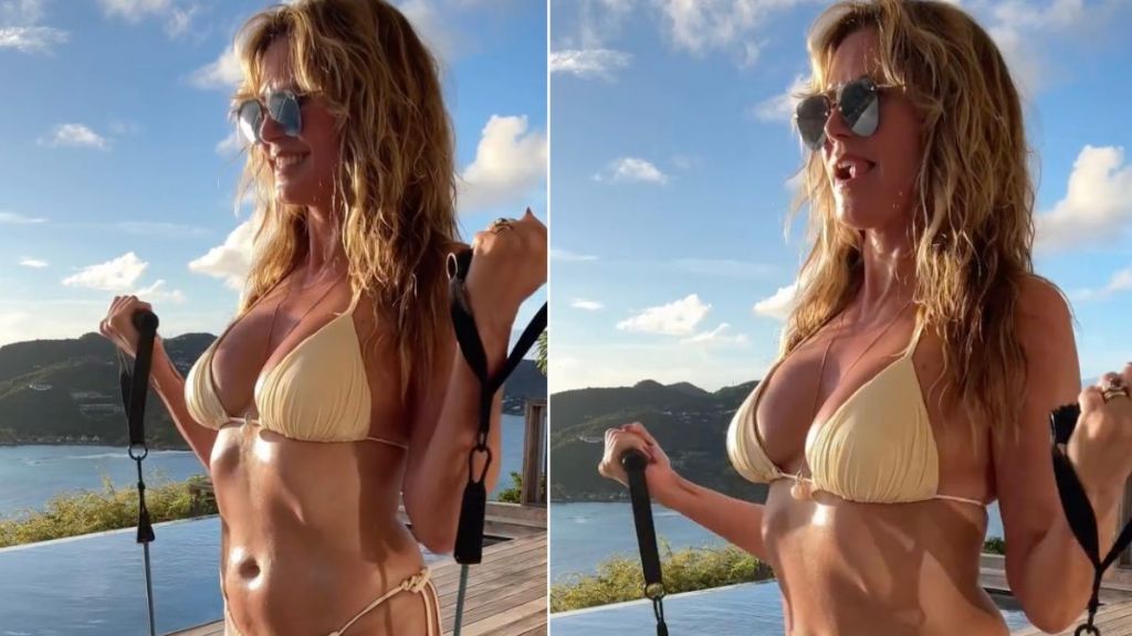 Heidi Klum's Bikini Photos Show Her Skipping the Top Again