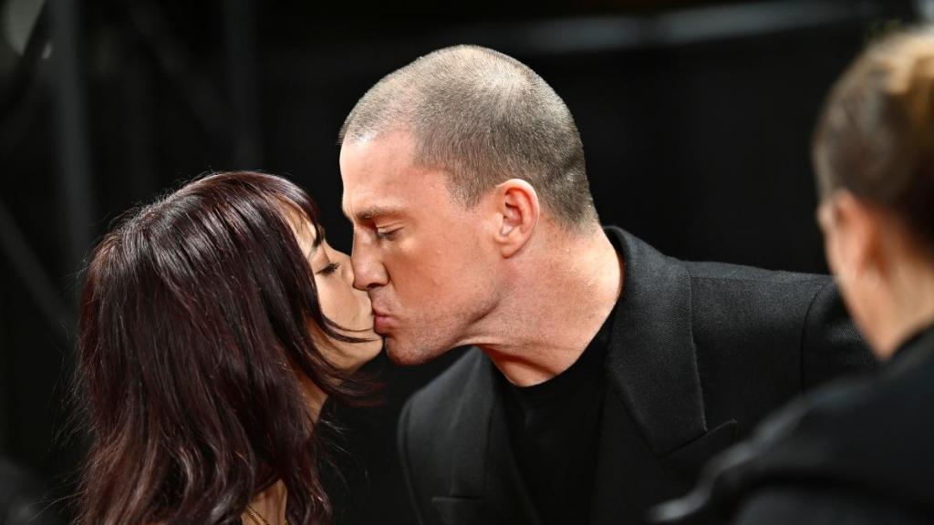 Channing Tatum Shares Passionate Kiss With Inka Williams on Beach