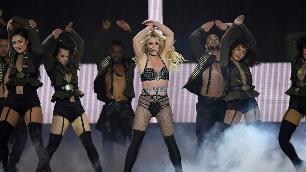 Britney Spears Experiences Wardrobe Slip-up Dancing in Sheer Bodysuit