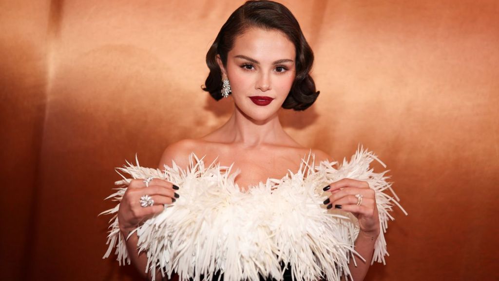 Selena Gomez Makes Tassle Skirt Work for Date Night