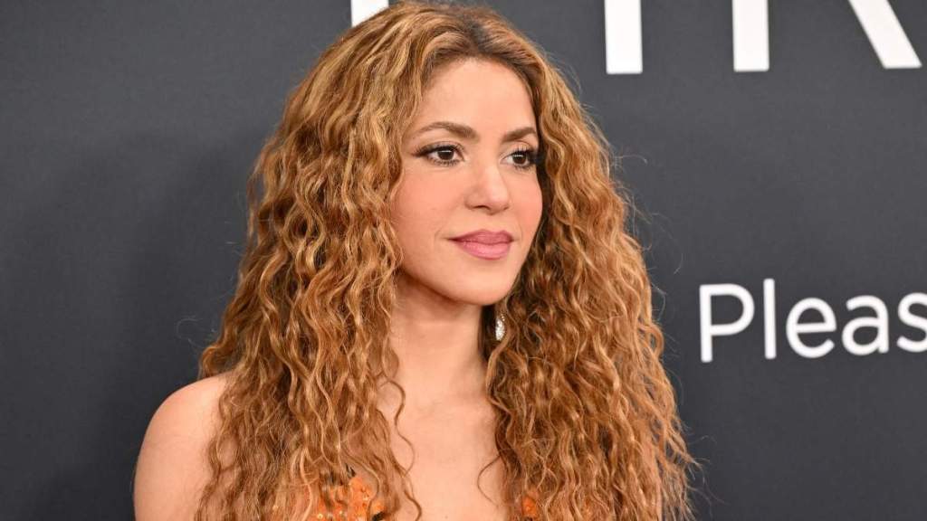 Shakira Stuns in Sheer Dress With a Sky-High Slit