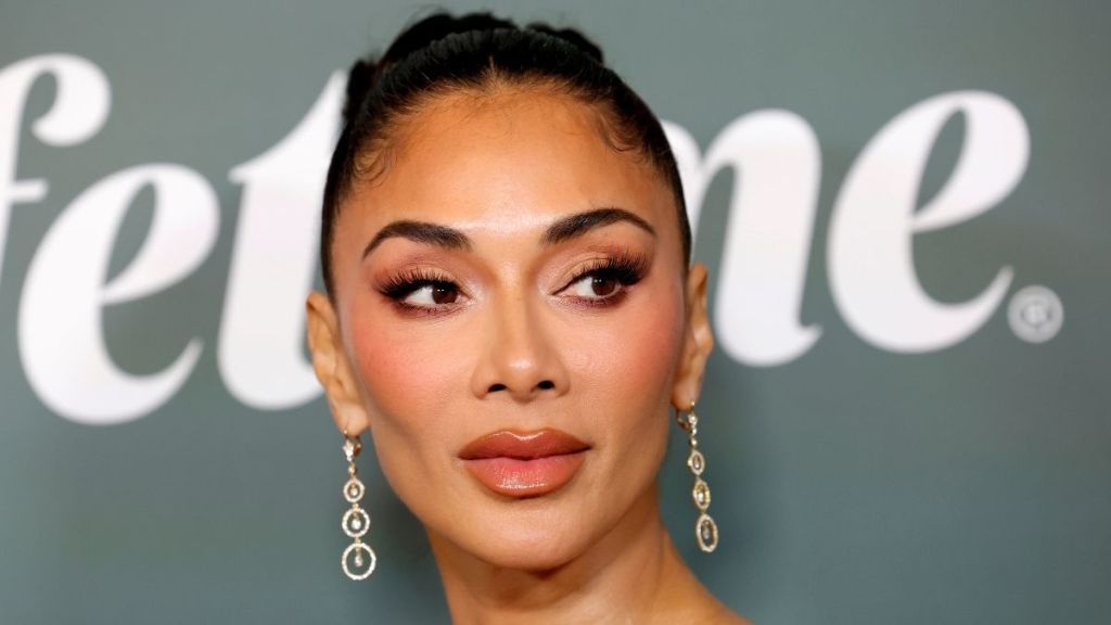 Nicole Scherzinger Dances In White Bikini On Her Vacation