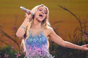 Zara Larsson Poses in Graphic Tee Amid Grammy Nominations