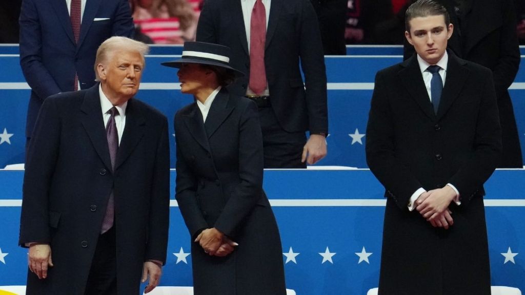 Donald Trump's Son Barron Gives Him 'Advice,' Says Melania Trump