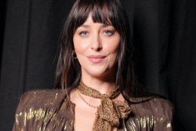 dakota johnson sheer lace shorts pfw