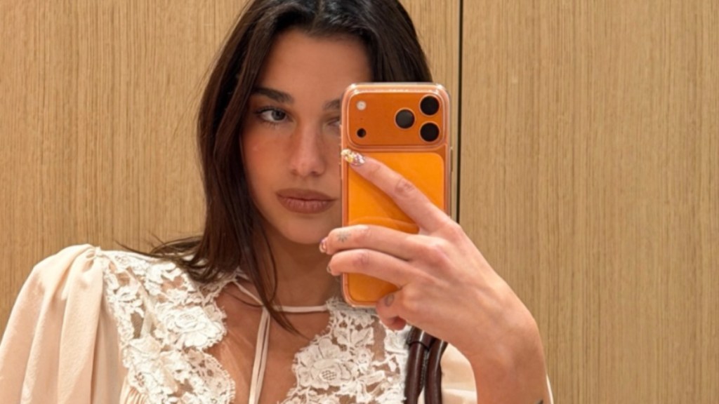 dua lipa denim shorts porsche