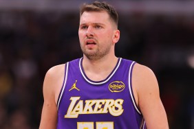 Luka Doncic Injury Update Leg Ankle Elevated Court