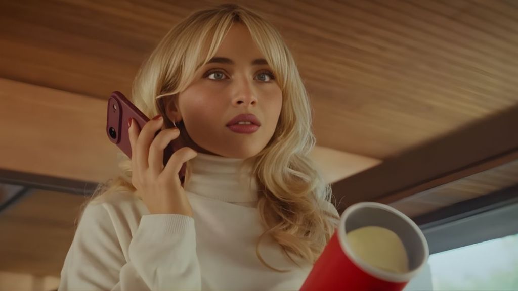 Sabrina Carpenter Turns Heads in Short Dress for Pringles