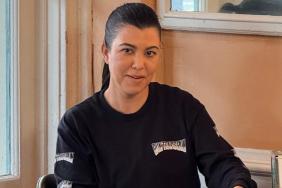 Kourtney Kardashian’s Micro Minidress Has a Lacy Surprise After Lemme Launch